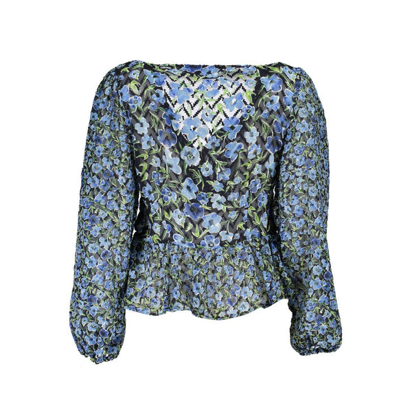 Blue Polyester Sweater Desigual