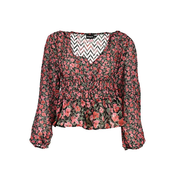 Pink Polyester Sweater Desigual