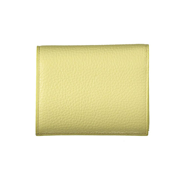 Yellow Leather Wallet Coccinelle