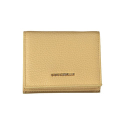 Beige Leather Wallet Coccinelle