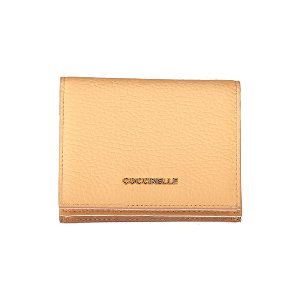 Orange Leather Wallet Coccinelle