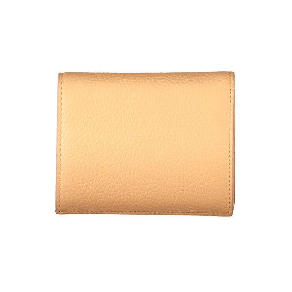 Orange Leather Wallet Coccinelle