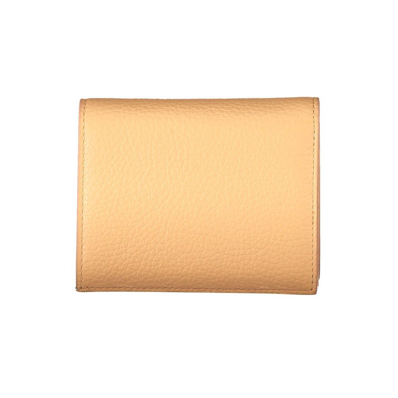 Orange Leather Wallet Coccinelle