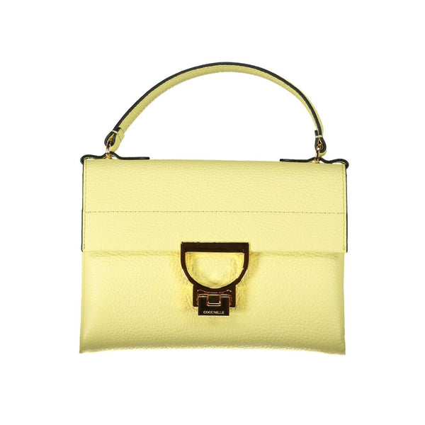 Yellow Leather Handbag Coccinelle