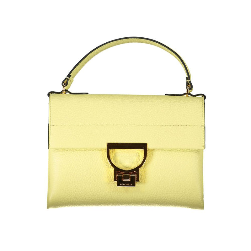 Yellow Leather Handbag Coccinelle