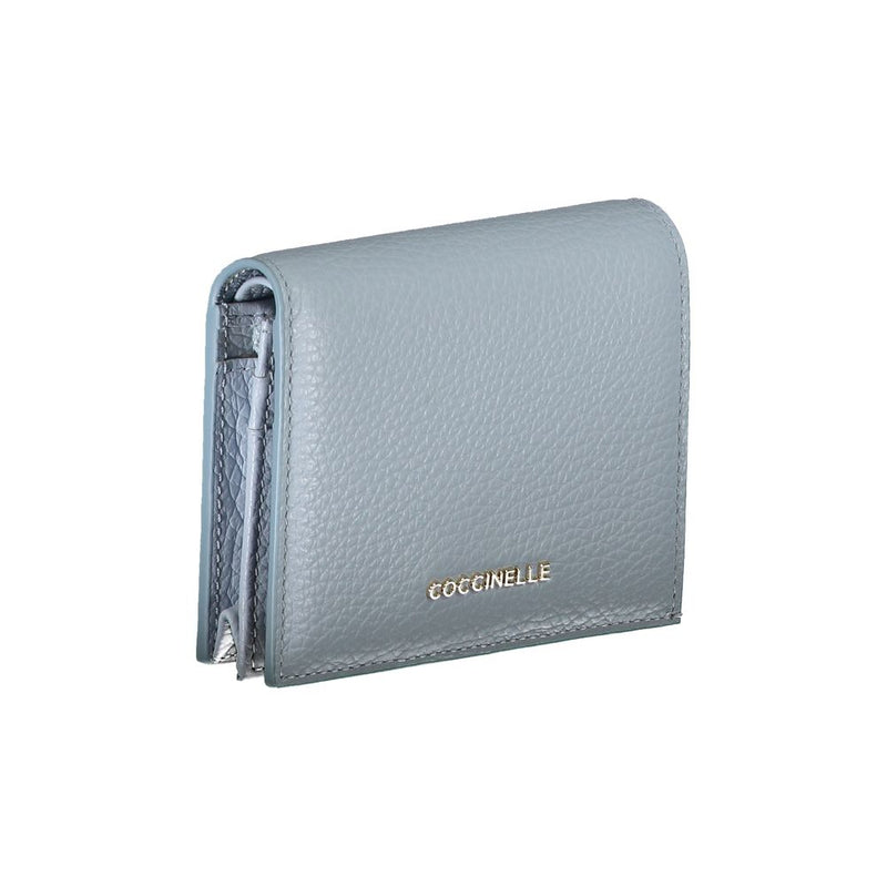 Light Blue Leather Wallet Coccinelle