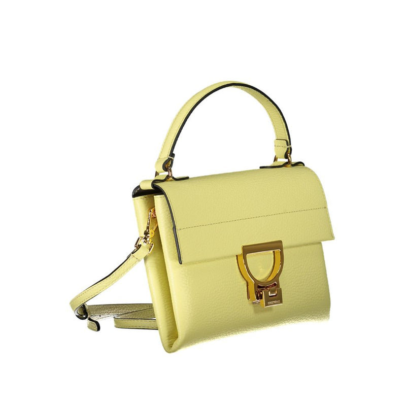 Yellow Leather Handbag Coccinelle