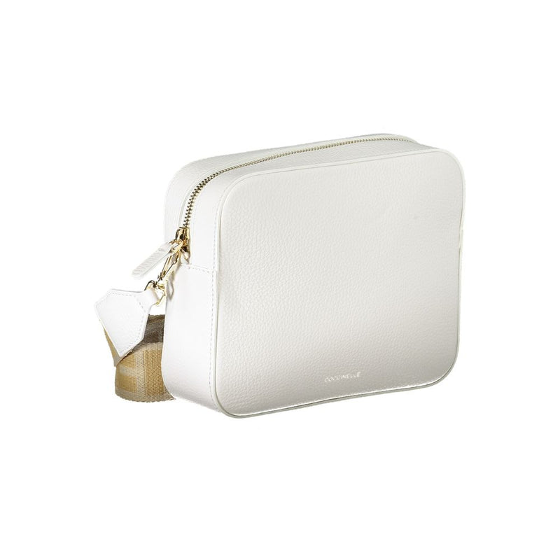 White Leather Handbag Coccinelle