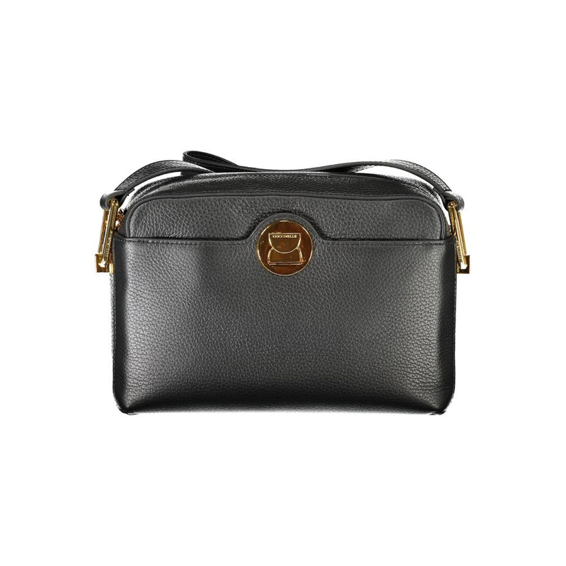 Black Leather Handbag Coccinelle