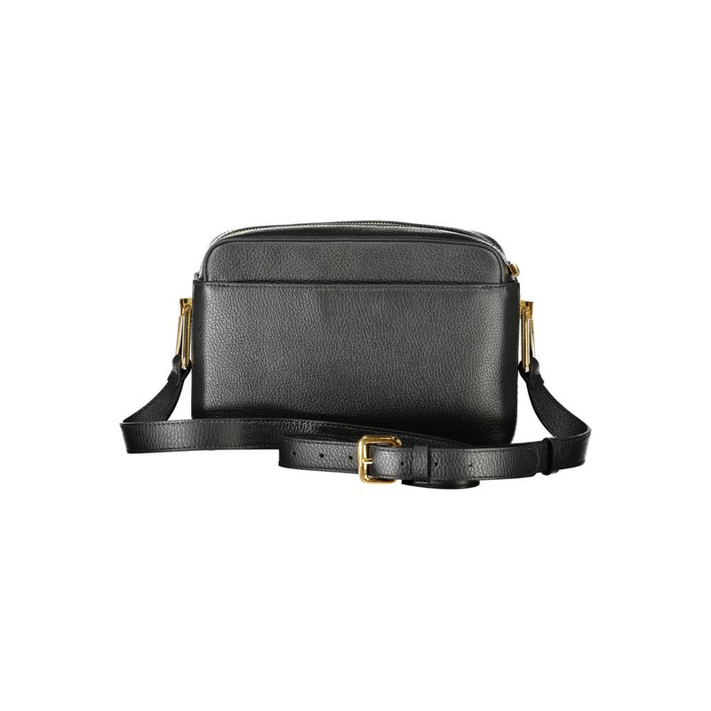 Black Leather Handbag Coccinelle