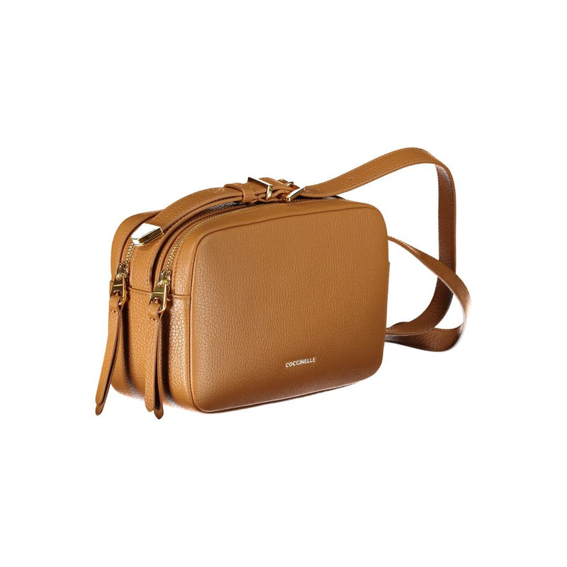 Brown Leather Handbag Coccinelle