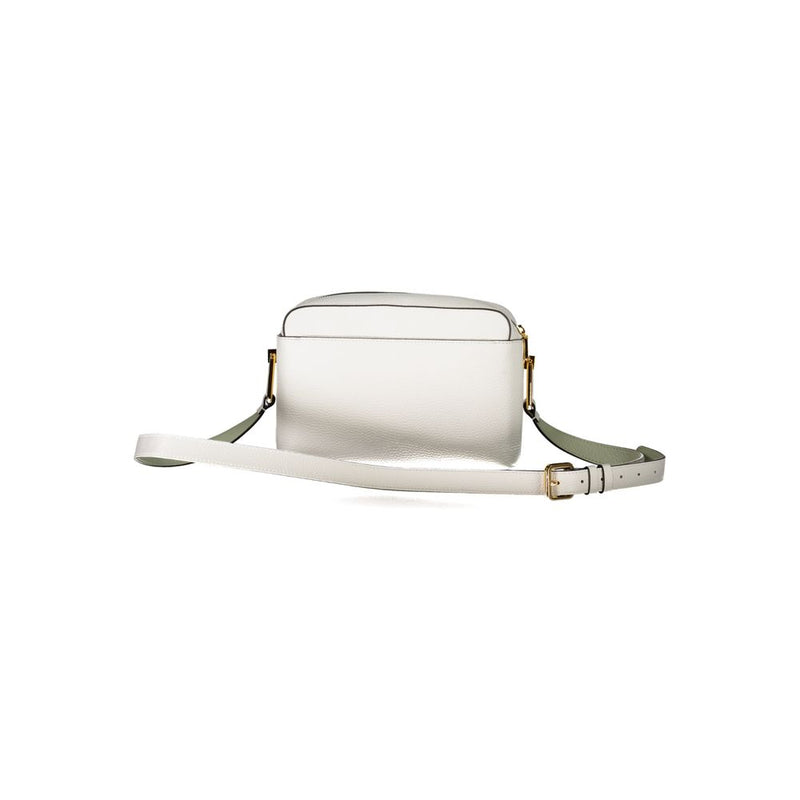 White Leather Handbag Coccinelle