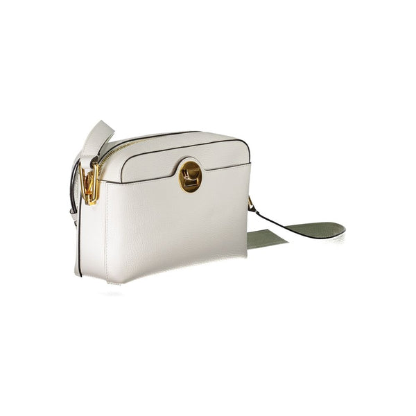 White Leather Handbag Coccinelle