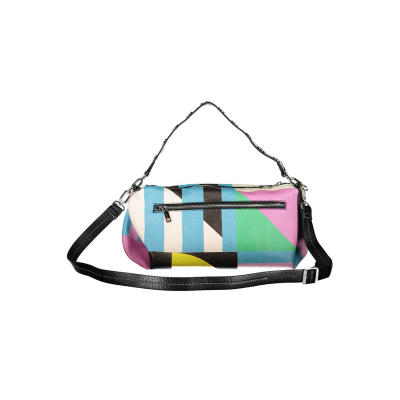 Pink Polyethylene Handbag Desigual