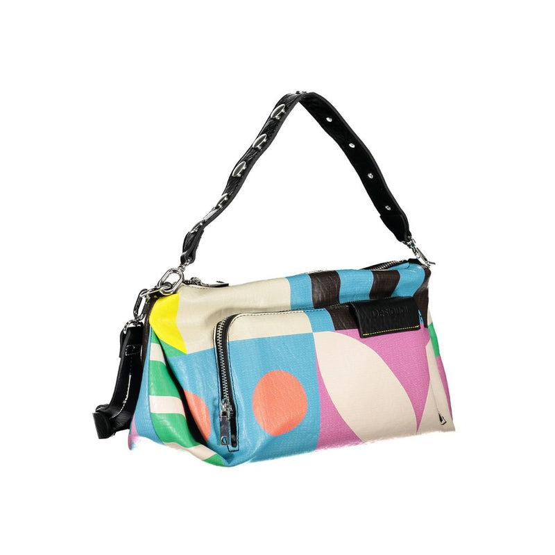 Pink Polyethylene Handbag Desigual