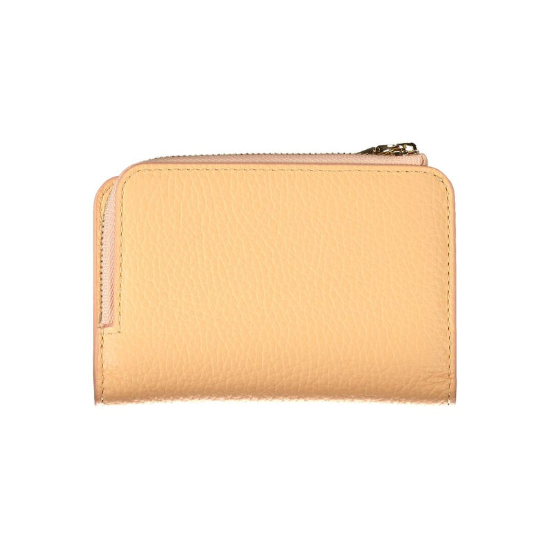 Orange Leather Wallet Coccinelle