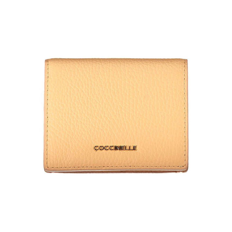 Orange Leather Wallet Coccinelle