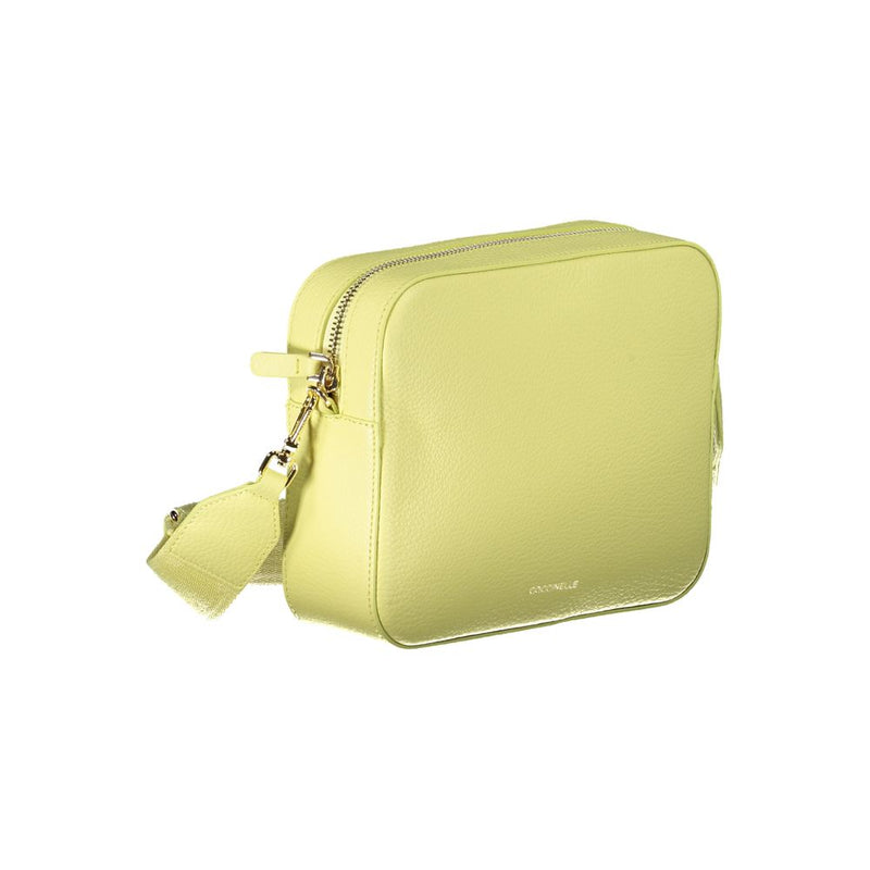 Yellow Leather Handbag Coccinelle