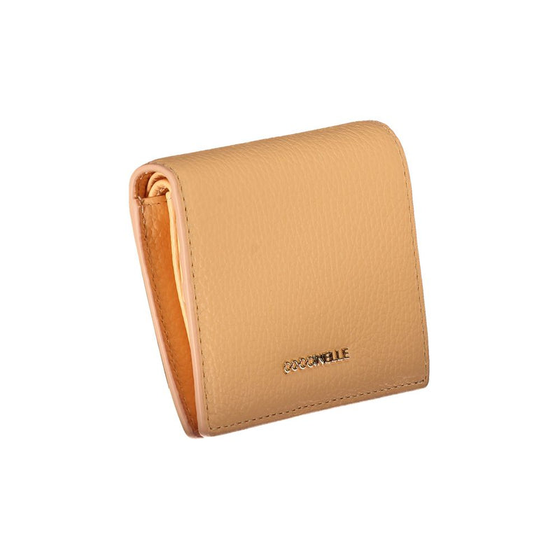 Orange Leather Wallet Coccinelle