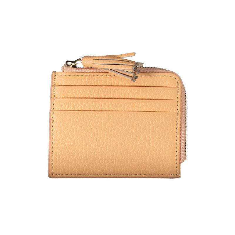 Orange Leather Wallet Coccinelle