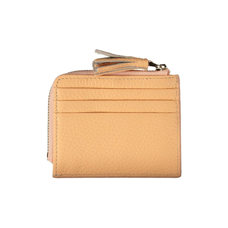 Orange Leather Wallet Coccinelle