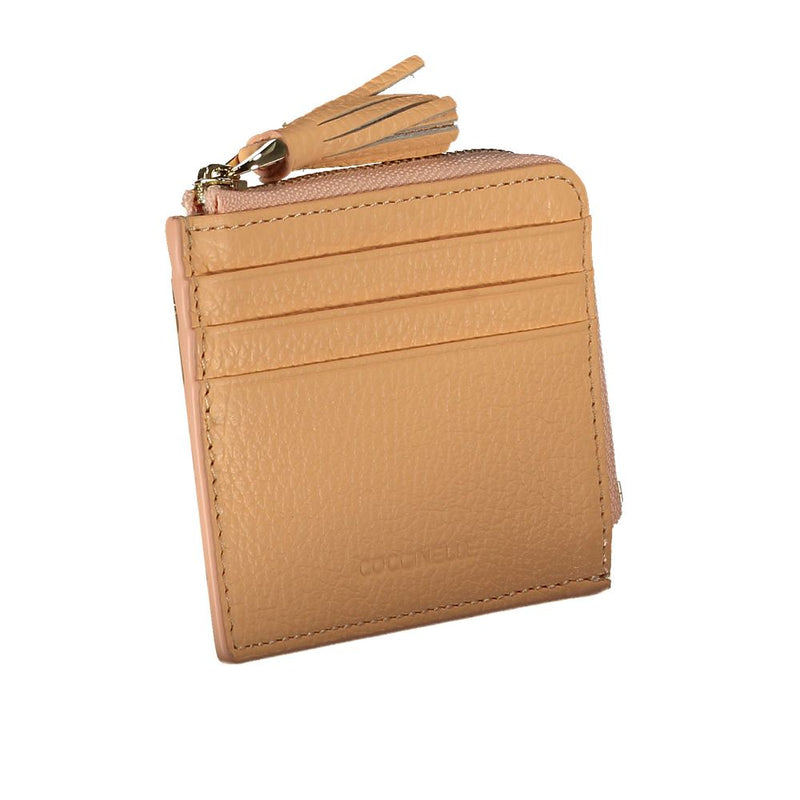 Orange Leather Wallet Coccinelle