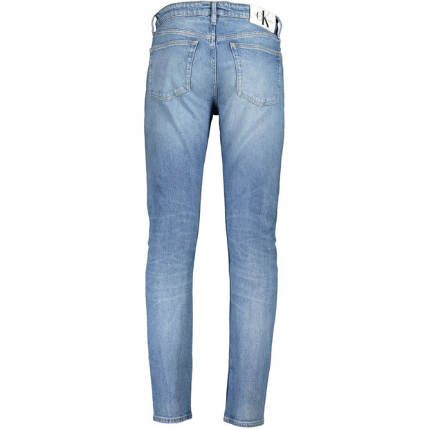 Light Blue Cotton Jeans & Pant Calvin Klein