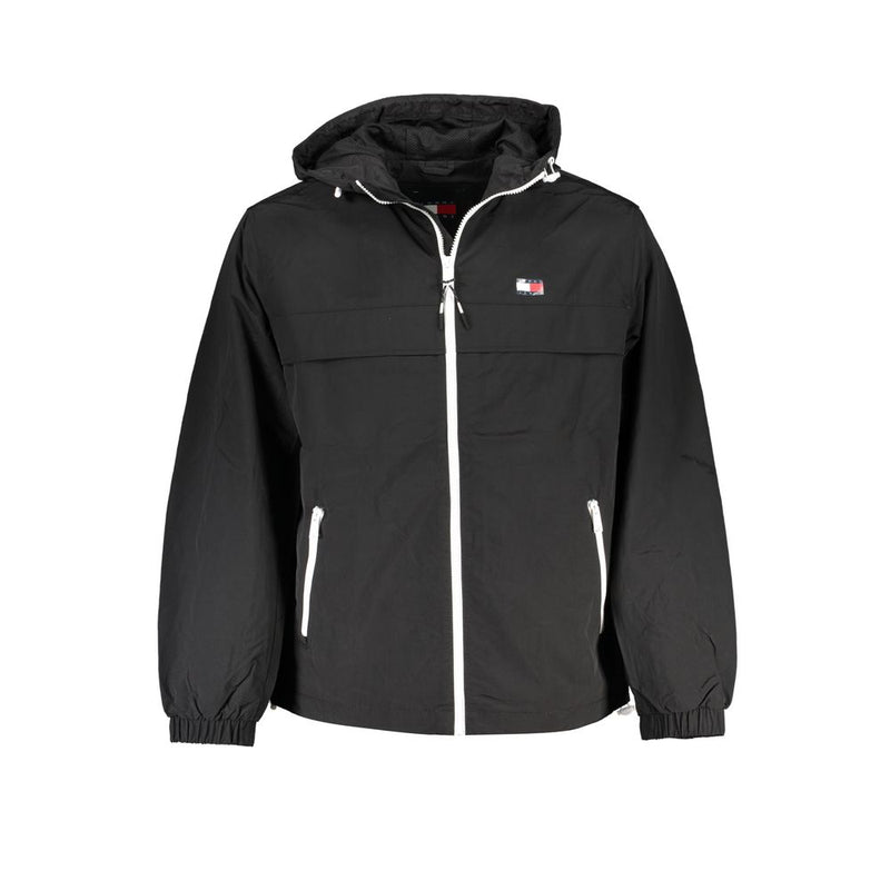 Black Polyamide Jacket Tommy Hilfiger