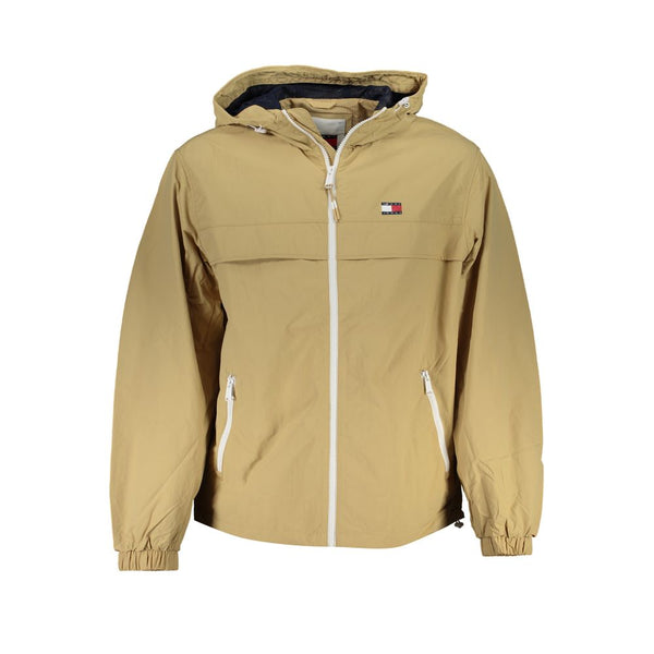 Beige Polyamide Jacket Tommy Hilfiger