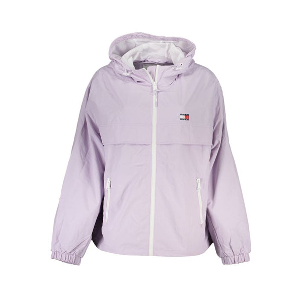 Purple Polyamide Jackets & Coat Tommy Hilfiger