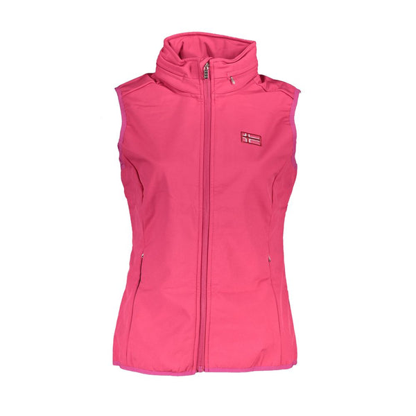 Pink Polyester Jackets & Coat Scuola Nautica