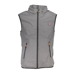 Gray Polyester Jacket Scuola Nautica