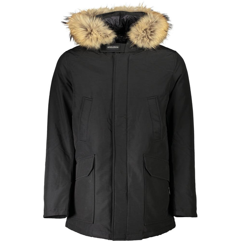 Black Cotton Jacket Woolrich