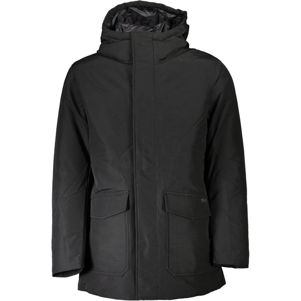 Black Cotton Jacket Woolrich