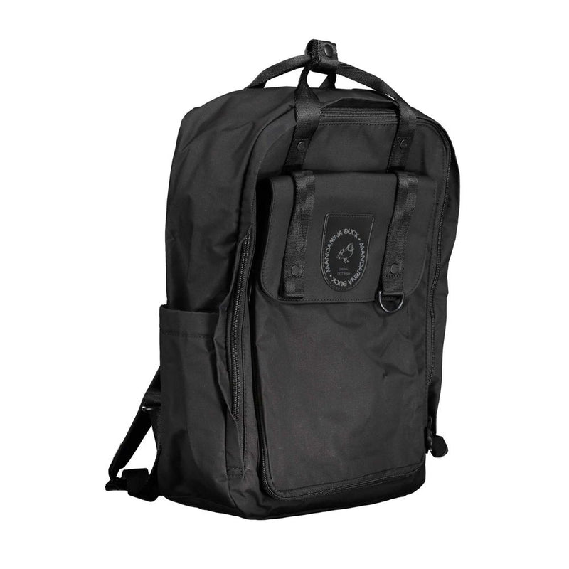 Black Cotton Backpack Mandarina Duck