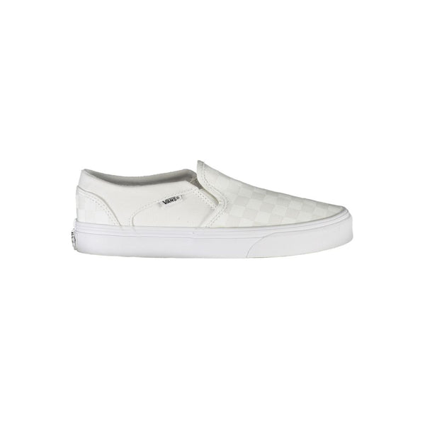 White Polyester Sneaker Vans