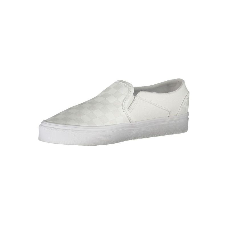 White Polyester Sneaker Vans