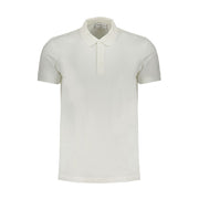 White Cotton Polo Shirt Calvin Klein