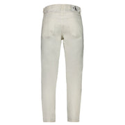 White Cotton Jeans & Pant Calvin Klein