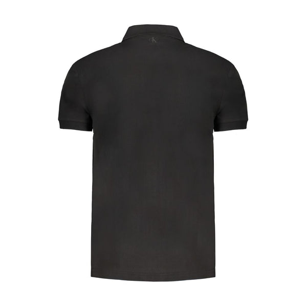 Black Cotton Polo Shirt Calvin Klein