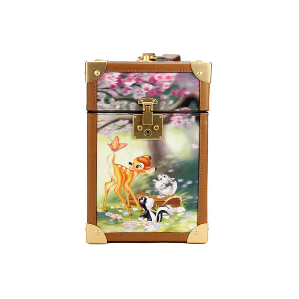 Disney Bambi 3D Trunk Printed PVC Top Handle Clutch Handbag Kate Spade