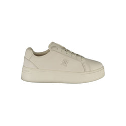 White Polyester Sneaker Tommy Hilfiger