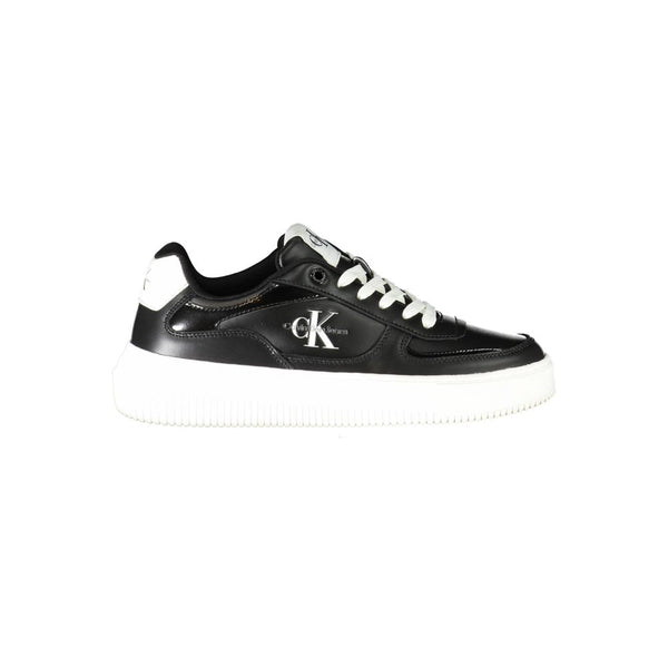 Black Polyester Sneaker Calvin Klein