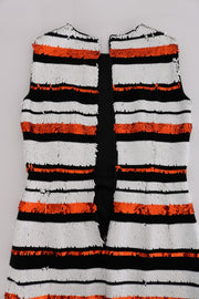 Sleeveless Striped Sheath Dress Dolce & Gabbana