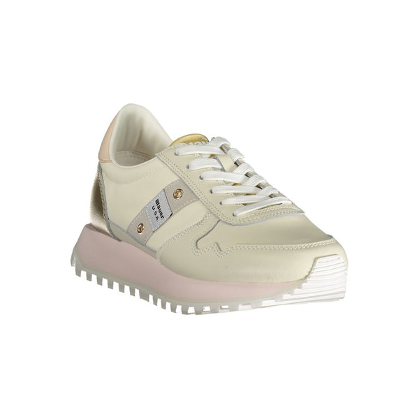 Beige Polyester Sneaker Blauer