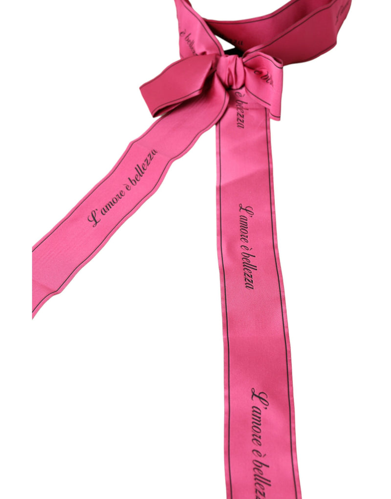 Pink L'Amore E'Bellezza Waist Belt Dolce & Gabbana