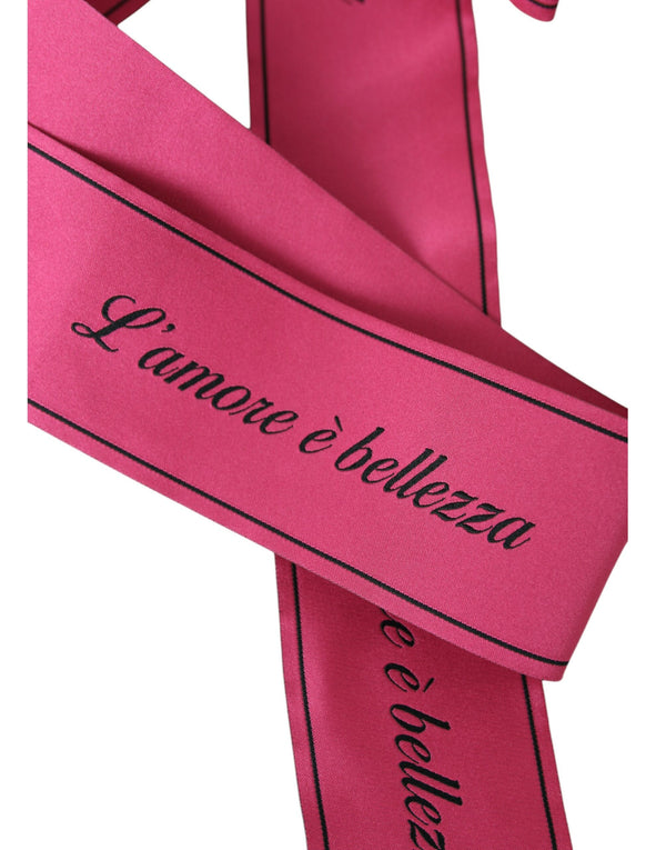 Pink L'Amore E'Bellezza Waist Belt Dolce & Gabbana