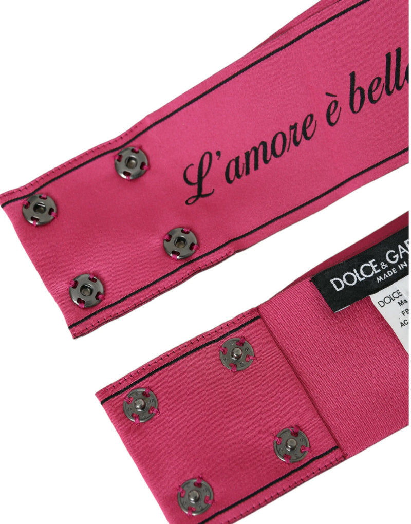 Pink L'Amore E'Bellezza Waist Belt Dolce & Gabbana