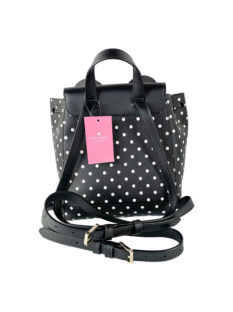 Disney Minnie Mouse Medium Leather Backpack Bookbag Bag Kate Spade