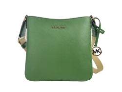 Jet Set Small Messenger Crossbody Bag Green Michael Kors